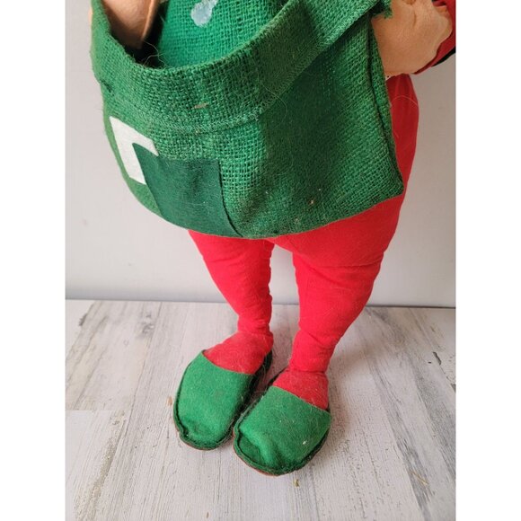 Large Santa Claus annalee vintage Xmas home decor unique plush - Picture 7 of 12